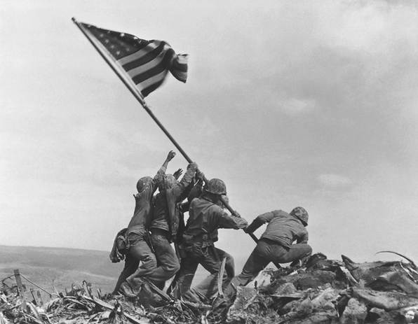 Raising the Flag on Iwo Jima - Wikipedia